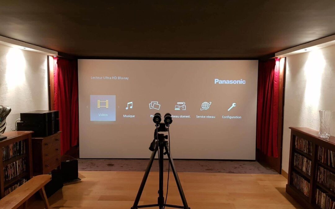 Calibrage d&rsquo;un projecteur JVC DLA-N5 sur un écran Xtrem Screen Zero Frame Velours